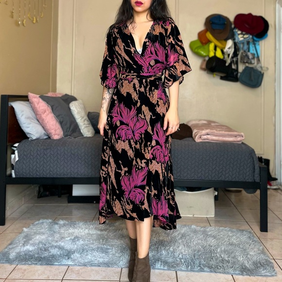 Zara Dresses Vintage Zara Woman Wrap Dress Poshmark